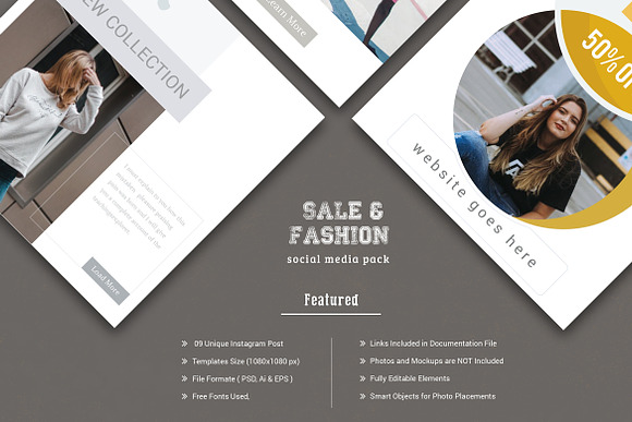 Winter Sale Social Media Pack in Instagram Templates - product preview 5