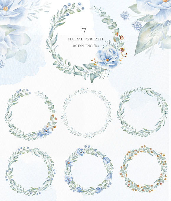 Winter Morning Watercolor Set in Illustrations - product preview 2