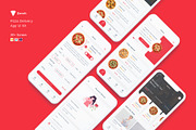 Denrit - Pizza Delivery App UI Kit