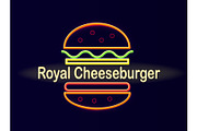 Royal Cheeseburger Bright Neon