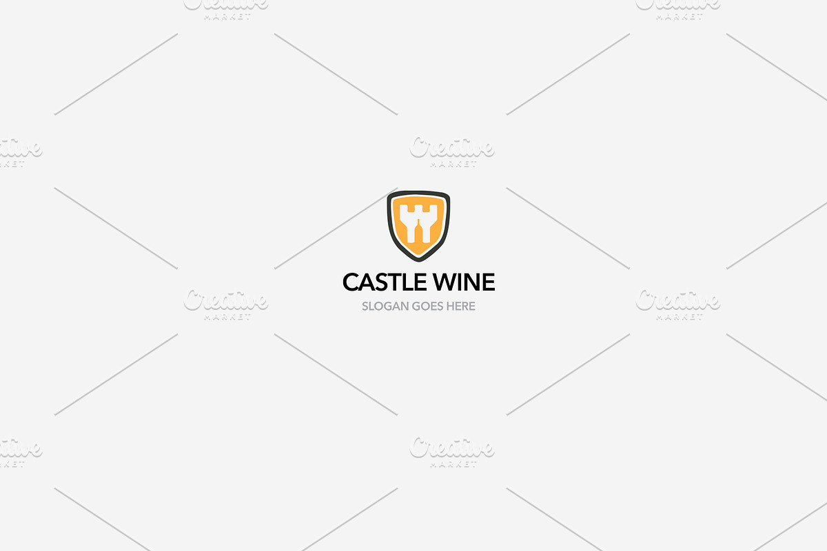 Castle Wine Logo Template in Logo Templates - product preview 8