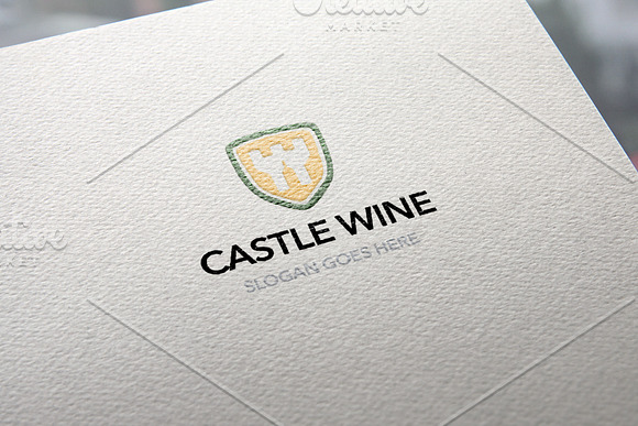Castle Wine Logo Template in Logo Templates - product preview 1