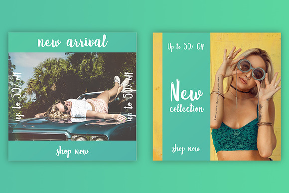 Gradient Instagram Post Templates in Instagram Templates - product preview 3
