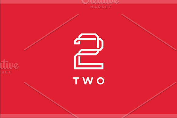 Two 2 Logo in Logo Templates - product preview 1