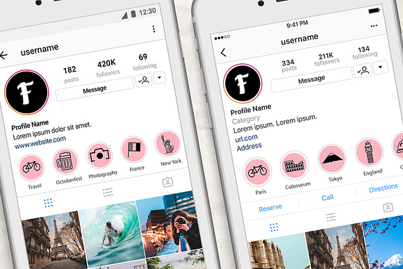 Travel Instagram Highlight Cover in Instagram Templates - product preview 5