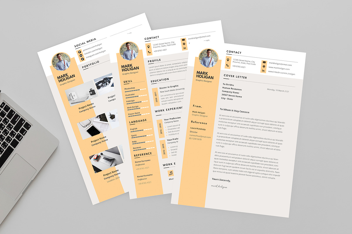 Mark Graphic Resume Designer in Resume Templates - product preview 8
