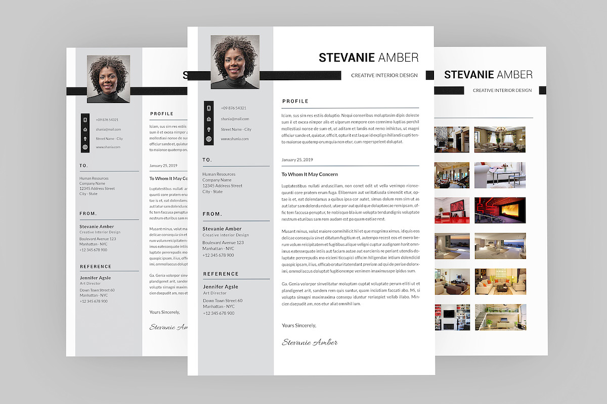 Stevanie Creative Resume Designer in Resume Templates - product preview 8