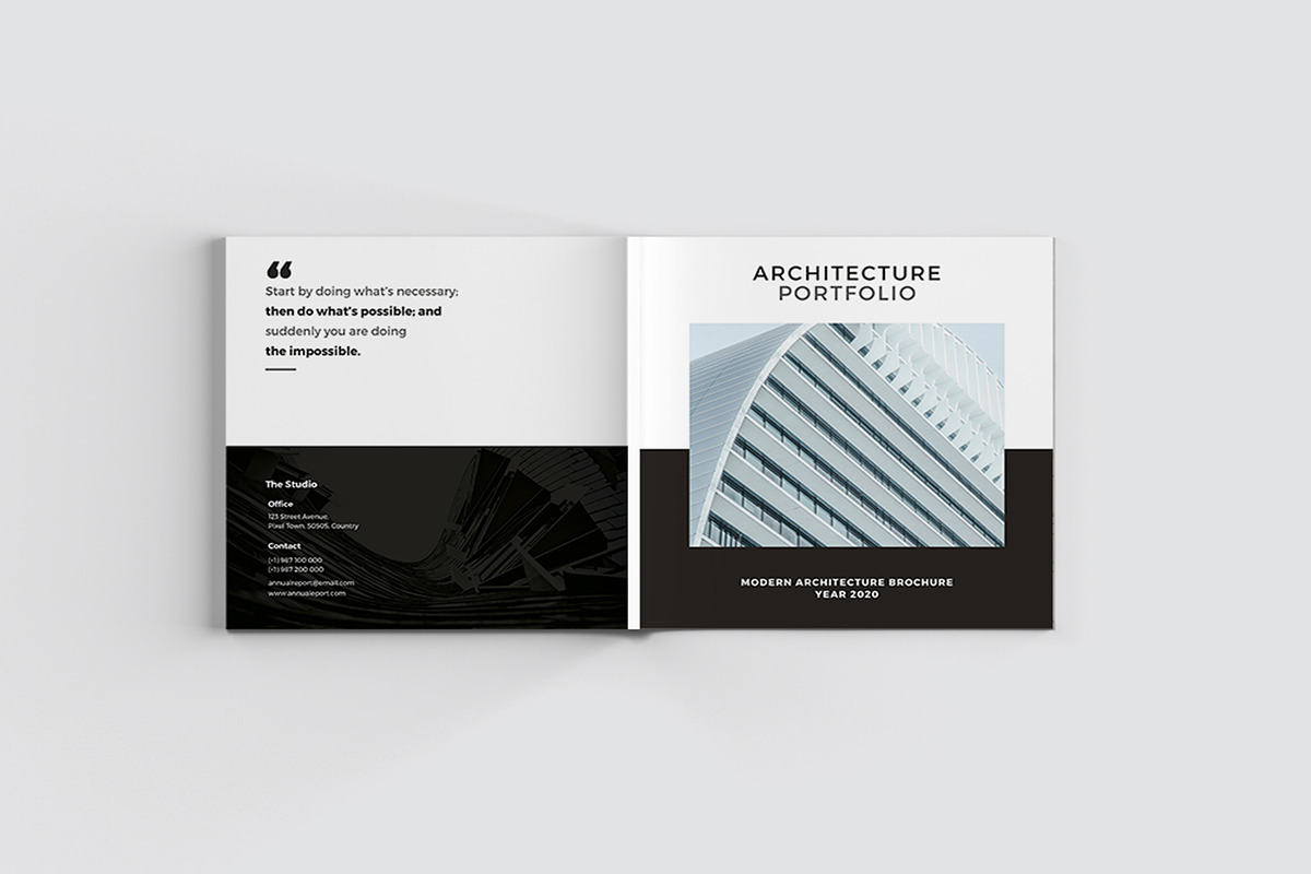 Modern Architecture Brochure in Brochure Templates - product preview 8