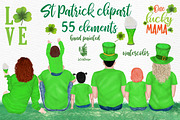 St Patricks Day Clipart,Irish Family