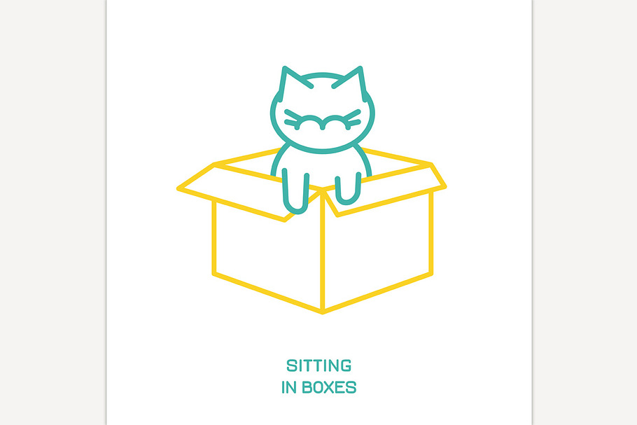 Cat Behavior Icons in Icons - product preview 8