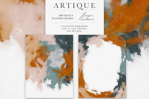 Artique Abstract Watercolor Textures in Textures - product preview 2