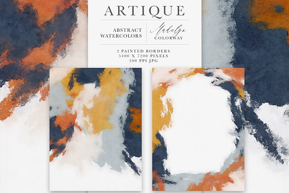 Artique Abstract Watercolor Textures in Textures - product preview 5