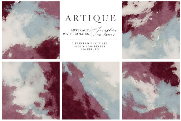 Artique Abstract Watercolor Textures in Textures - product preview 7