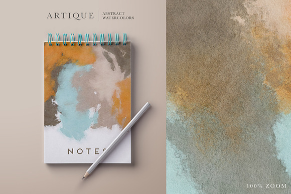 Artique Abstract Watercolor Textures in Textures - product preview 12