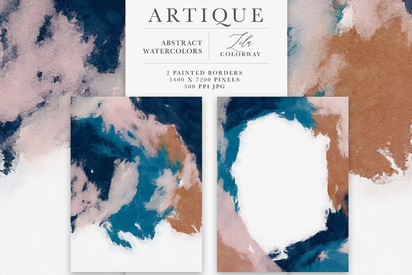 Artique Abstract Watercolor Textures in Textures - product preview 14