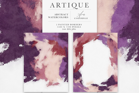 Artique Abstract Watercolor Textures in Textures - product preview 17