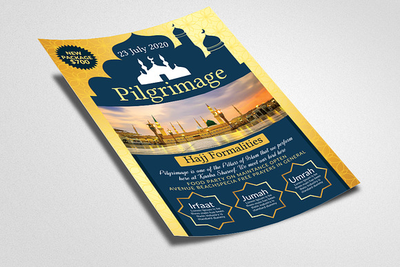 Hajj and Umrah Advertising Flyer in Flyer Templates - product preview 1