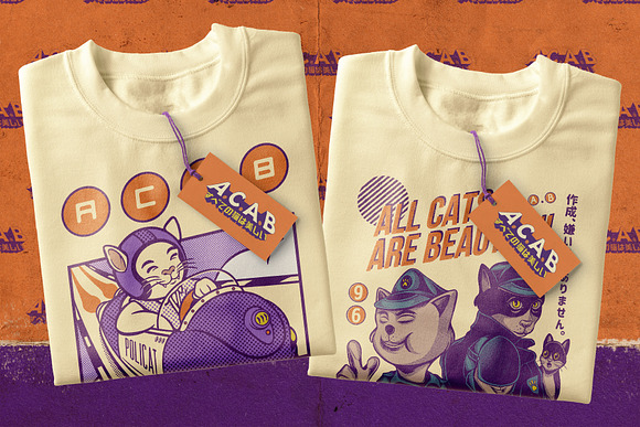 ACAB: All Cats Are Beautiful Bundle in Patterns - product preview 4