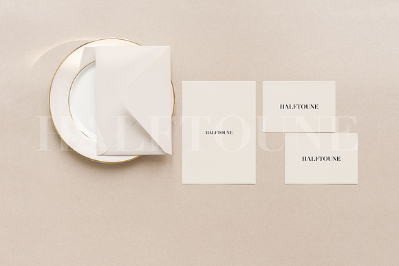 Elegant Wedding Card Scene Mockup in Mockup Templates - product preview 1