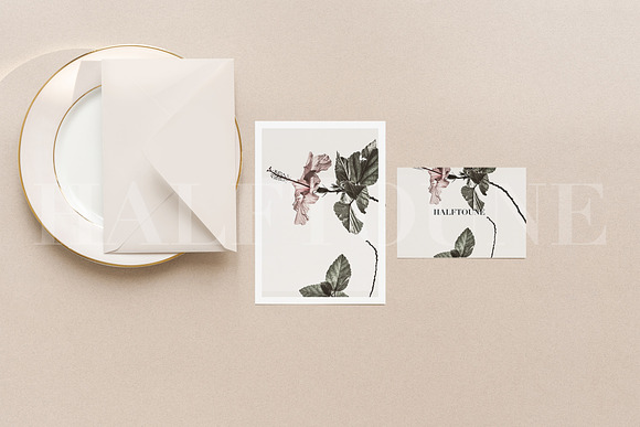 Elegant Wedding Card Scene Mockup in Mockup Templates - product preview 2