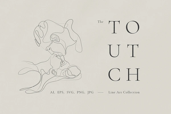The Touch. Line Art Collection