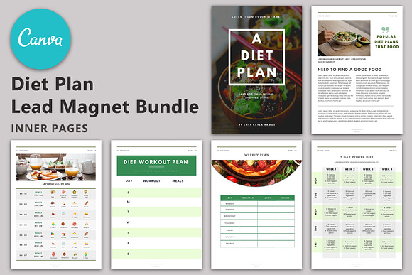 5 Planner & Workbook Canva Bundle in Email Templates - product preview 2