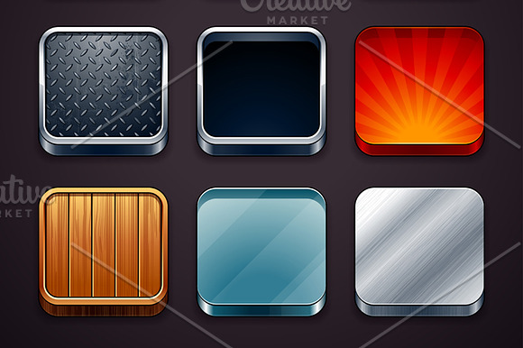 App Icons 3D Frames in Graphics - product preview 1