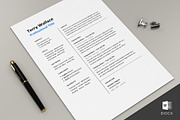 Hired Resume Template CV