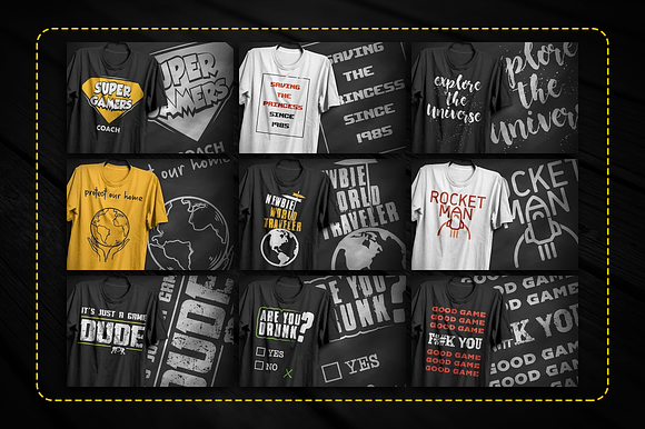 50 T-Shirt Designs BUNDLE in Illustrations - product preview 4