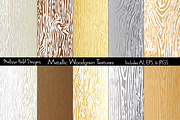 Metallic Woodgrain Textures