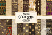 Golden Egyptian Digital Paper