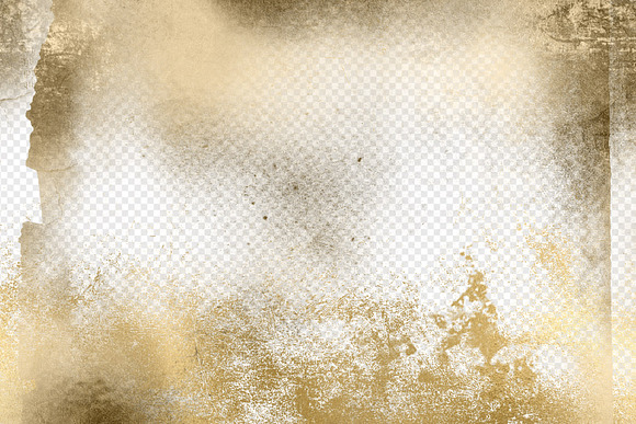 Gold Grunge Overlays in Textures - product preview 1