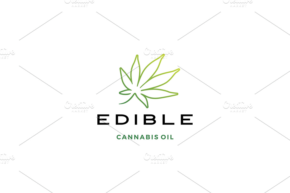 cannabis leaf logo vector icon in Logo Templates - product preview 8