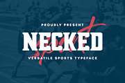 Necked - Versatile Sport Typeface