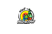 Visit - Mascot Logo