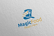 Magic Food Logo Restaurant 42