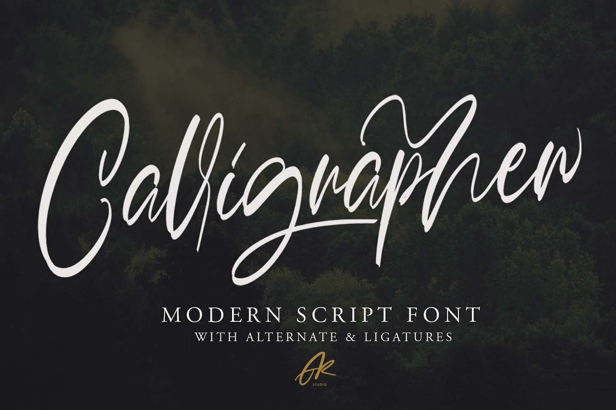 Calligrapher | Modern Script Font in Script Fonts - product preview 8