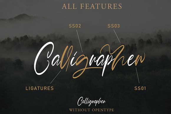Calligrapher | Modern Script Font in Script Fonts - product preview 2