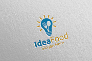 Idea Food Logo Restaurant or Cafe 43