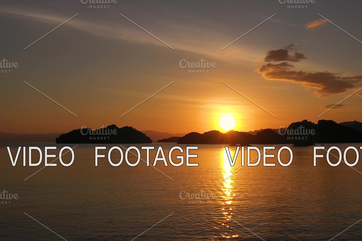 Seascape, morning over the islands in Graphics - product preview 8