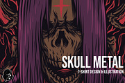 Skull Metal Illustration