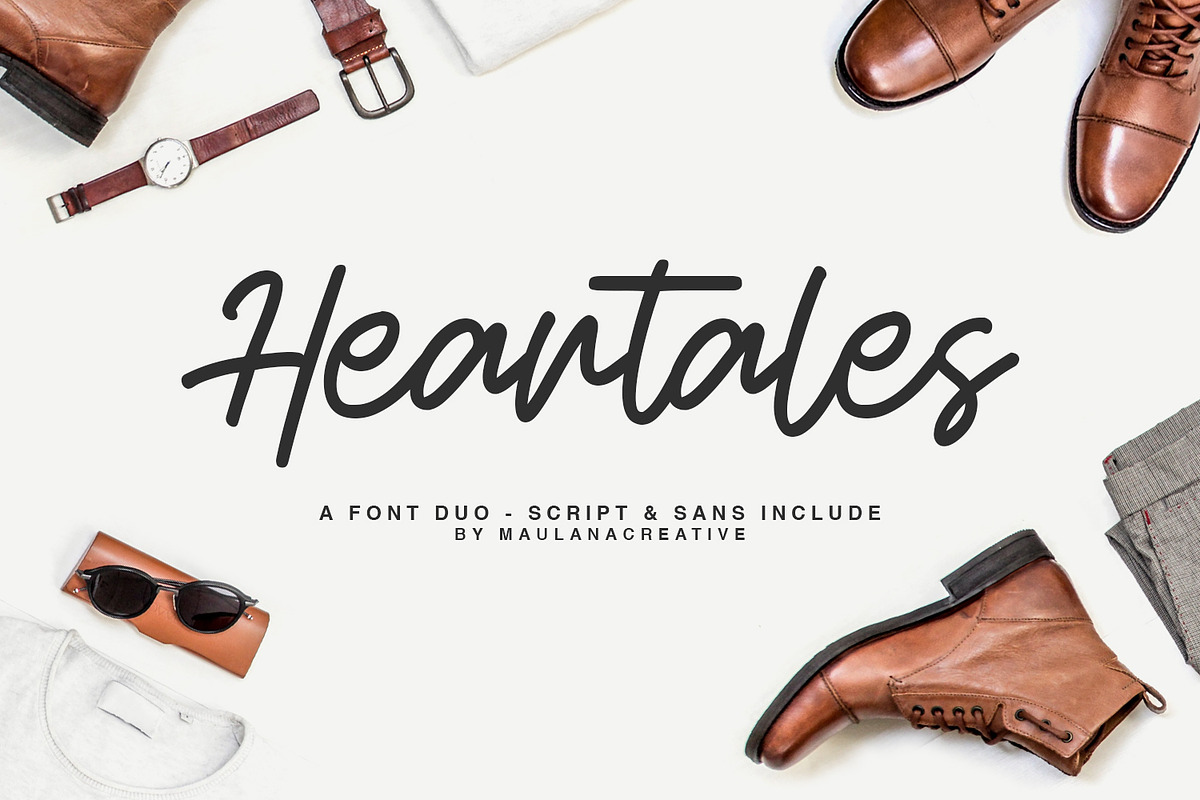 Heartales - Font Duo Script Sans in Script Fonts - product preview 8