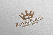 King Food Logo Restaurant or Cafe 50
