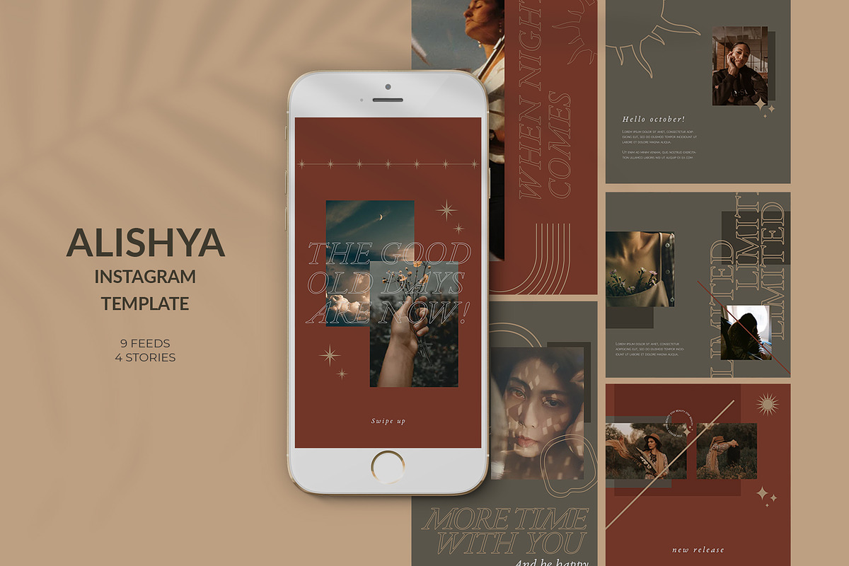 Alishya Instagram Templates in Instagram Templates - product preview 8