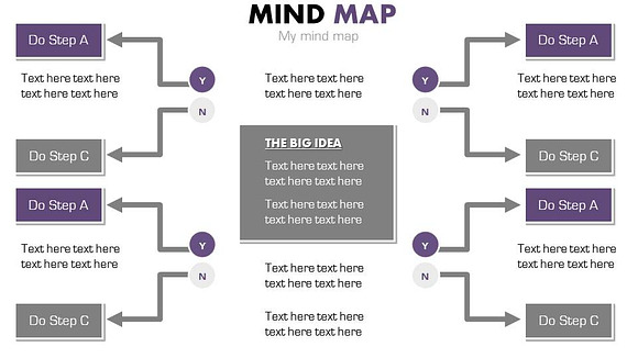 Mind Map 1 PowerPoint Template in PowerPoint Templates - product preview 4