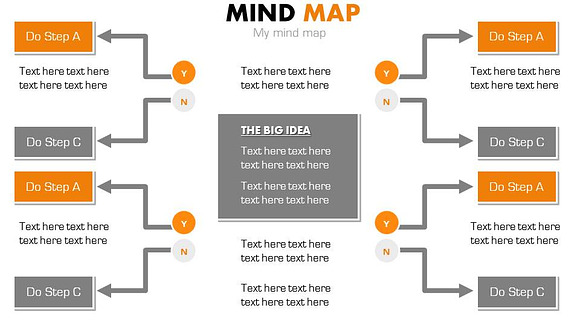 Mind Map 1 PowerPoint Template in PowerPoint Templates - product preview 12