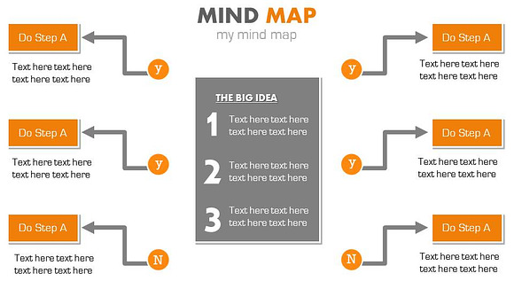 Mind Map 1 PowerPoint Template in PowerPoint Templates - product preview 14