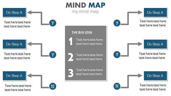 Mind Map 1 PowerPoint Template in PowerPoint Templates - product preview 20