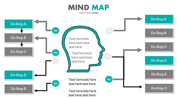 Mind Map 1 PowerPoint Template in PowerPoint Templates - product preview 24