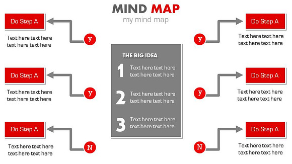 Mind Map 1 PowerPoint Template in PowerPoint Templates - product preview 27